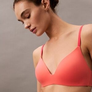 Calvin Klein Women's Perfectly Fit Wireless T-Shirt Bra QF8013 - Exquisite Pink